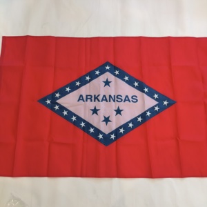 Hot Sale Arkansas Embroidered 3X5FT <b>Flag</b> Durable 210D Oxford Cloth Strong and Resistant U.S. 50 State Pennant - Product Image 4