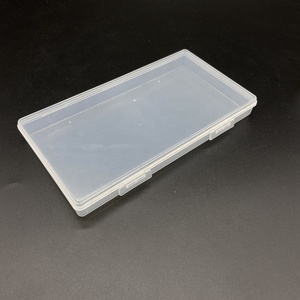 Double-button hộp nhựa ID thẻ ngân hàng lưu trữ thẻ nhựa hộp nhỏ không thấm nước bụi bằng chứng nhận lưu trữ hộp - Product Image 1