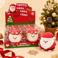 Bestseller - Jouet anti-stress ultra-adorable Père Noël en TPR, design réaliste, texture à rebond lent