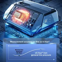 Sistema de Monitoreo de Presión de Neumáticos Inalámbrico Solar Steel Mate TPMS con Sensor Externo Integrado, Detector de Presión de Neumáticos Automático TPMS