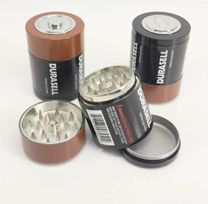 Molinillo de Hierbas de Aleación de Zinc con Forma de Batería de 62mm y 3 Capas, Novedoso y Promocional, para Tabaco - Product Image 2