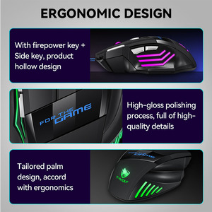 M1 Chuột Bán Buôn Máy Tính Chuyên Nghiệp Gamer Chuột Ánh Sáng Trọng Lượng Có Dây Chất Lượng Cao Chuột - Product Image 6