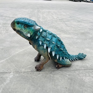 Robot chien Ankylosaurus inspiré des dinosaures, robot de patrouille en métal, sécurité publique intérieure/extérieure pour les parcs à thème, les centres commerciaux, les aéroports - Product Image 2