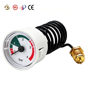 Manomètre capillaire OEM personnalisé pour chaudière de chauffage, 0-4 bars, montage arrière pour machine à café - Product Image 2
