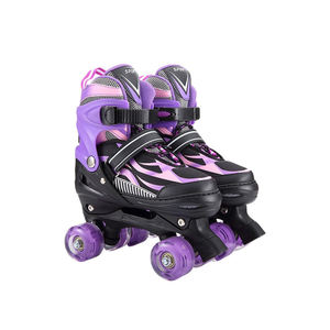 ZHOYA SPORT Patins à roulettes quad à bas prix, violet, 4 roues, patins Soy Luna pour enfants - Product Image 1