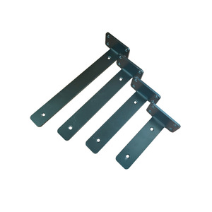 T-shaped Wall Mount <b>Shelf</b> Bracket 15cm 20cm 25cm <b>30cm</b> Heavy Duty Carbon Steel Support for Bookshelf Storage - Product Image 5