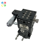 C & K Etapa óptica Posición precisa 60x60mm SEMXYZR60 4-Axis XYZR Etapa lineal Posicionamiento mecánico manual