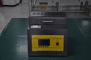 Testeur d'isolement d'huile de transformateur BDV 80KV avec électrode standard de 2,5 mm et temps de test optionnels de 1 à 9 fois - Product Image 3
