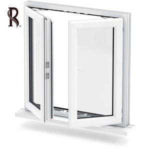 Fenêtre à triple vitrage de qualité supérieure avec cadre en <span class=keywords><strong>aluminium</strong></span> fenêtre à battant suspendue en <span class=keywords><strong>baie</strong></span> de verre au meilleur <span class=keywords><strong>prix</strong></span> Rising prête à installer en usine - Product Image 2