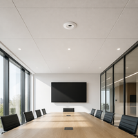 Capteur d'Occupation Intelligent KNX ToF IP20 pour Clinique et Salle de Conférence, Encastré, 4 Canaux, Rétrofit d'Éclairage 940nm KNX TP 2 Fils