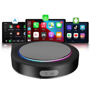 Nexflit 8 + 128GB Carplay Ai Box Android 13 Auto <span class=keywords><strong>TV</strong></span> LED 8 128GB Filaire/Sans Fil GPS Car Play Adaptateur <span class=keywords><strong>Apple</strong></span> IOS YouTube Compatible - Product Image 1