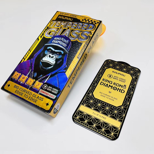ESD antiestático Gran borde curvo King Kong <span class=keywords><strong>Gorilla</strong></span> corte de diamante biselado protector de pantalla de vidrio templado para <span class=keywords><strong>iPhone</strong></span> 16 15 14 13 pro - Product Image 3