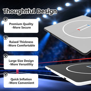 カスタムサイズとカラー3x3mマルチスポーツ総合格闘技用インフレータブルレスリングマット - Product Image 4