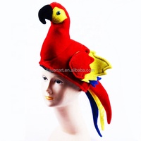 Nouveautés Adulte Brun Moose Chapeau Drôle Tête D'animal Chapeau Wacky Eyes Antler Chapeaux Cap