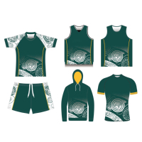 Fabricante Chino Suministra Camisetas de Rugby Personalizadas con Impresión por Sublimación, Ropa Deportiva, Uniformes de Fútbol Americano