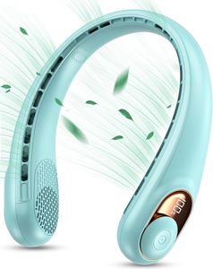 Ventilador Personal Portátil de 3 Velocidades, Bajo Ruido, con Batería de 4000 mAh y Rotación de 360° °   Ventilador de Cuello sin Aspas Airflow - Product Image 1