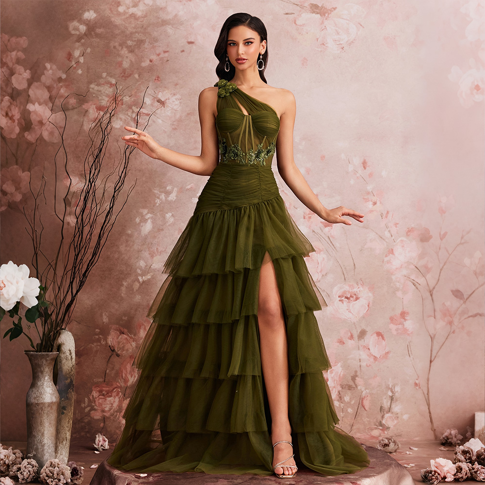 mint green dress long sleeve Regan Midi Dress - Olive