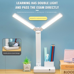 Nuevo Producto, Lámpara de Estudio de Doble Cabezal, Lámpara de Mesa LED Recargable Sin Parpadeo - Product Image 2