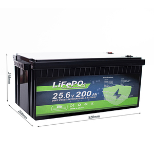 Batterie au lithium 24V à décharge profonde, batteries lithium-ion 100AH 200AH, batteries de stockage d'énergie solaire domestique - Product Image 2