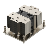 COOLSERVER Ampere Altra LGA5964-2U-M87 Dissipateur thermique pour processeur de serveur, deux roulements à billes, faible bruit, cuivre, aluminium, refroidissement du boîtier d'ordinateur, TDP