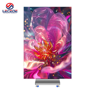 Lecede <span class=keywords><strong>2025</strong></span> Hot Bán xách tay Ba lần di chuyển đôi bên hiển thị dẫn Áp phích Màn hình hiển thị trong nhà HD cho phòng triển lãm - Product Image 3