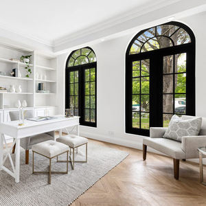 AS2047 Design moderno telaio in lega di alluminio doppio vetro finestre scorrevoli apertura orizzontale finestre francesi e porte - Product Image 2