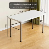 Table rectangulaire pliable d'extérieur, table à manger portable réglable pour location et usage domestique