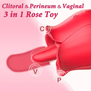 Neonislands mini stimulateur sex toy rose clitoridien mamelon vagin léchage langue vibrateur massage avec langue pour femmes
