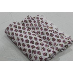 Tela de Algodón Premium 60x60 Hecha a Mano, Tejida, 110 GSM, Estampados Naturales Indios, Vestidos para Niños, Cortinas Ligeras, Decoración de Bolsos - Product Image 4