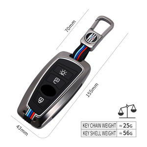Étui de protection pour clé de voiture en alliage de zinc et gel de silice pour SWM G05 PRO G01 <span class=keywords><strong>FF</strong></span> X3 X7 Tiger EDi Iron Man Porte-clés Porte-clés Sac Accessoires - Product Image 4