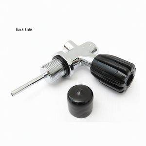 วาล์วถังดำน้ำ 3000PSI 250 บาร์ ทองเหลืองชุบโครเมียม เกลียว 3/4 14NPS วาล์วนิรภัยถังดำน้ำ อุปกรณ์เสริมสำหรับดำน้ำ - Product Image 5
