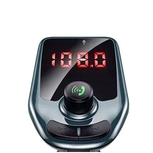 D5 Wireless Car Fm Transmitter Sd Card/aux Led Display Eq Mode Loop Mode Stereo Mp3 Player