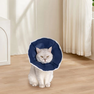 Elizabeth Filz Wieder verwendbares Haustier kegel halsband Vlies Anti-Biss-Lecks chutz Durchscheinen der Druck Schutz wiederherstellung für Hunde Katzen - Product Image 5
