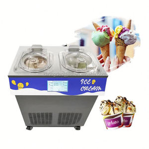 Machine à Gelato Italienne Professionnelle pour la Fabrication de Crèmes Glacées Dures, Sorbets et Pâtes Glacées, Pasteurisateur de Comptoir Commercial - Product Image 3
