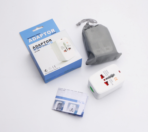 อะแดปเตอร์ปลั๊กสากลพร้อมพอร์ต USB 2 พอร์ต อะแดปเตอร์ชาร์จไฟ AC 2.1A อเนกประสงค์ ตัวแปลงไฟ AU US UK EU - Product Image 2