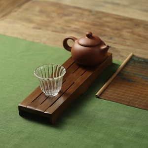 Square bamboo <b>tea</b> tray for dry brewing, small bamboo mini dry brewing tray, <b>tea</b> table, Kung Fu <b>tea</b> <b>set</b> display. - Product Image 4