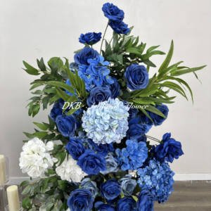 DKB - Juego de Decoración de Flores Artificiales Premium para Bodas, con Rosas Blancas y Rosas, Tamaños Personalizables para Bodas al Aire Libre - Product Image 5