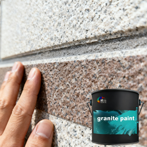 Pintura de Granito con Base de Agua y Acabado de Lichi Premium - Revestimiento de Pared Exterior con Efecto de Piedra de Color Real - Product Image 2