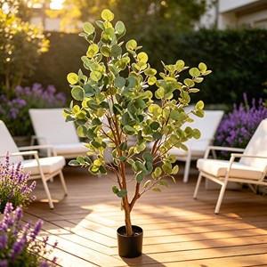 Silk <b>Artificial</b> Eucalyptus Garland Greenery Boho Decor for Wedding Arch Table Runner Centerpiece DIY Craft - Product Image 3