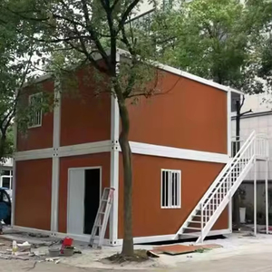 Module de vie extérieur personnalisé en panneaux sandwich préfabriqués, maison en acier coloré en kit, bureau mobile urbain - Product Image 4