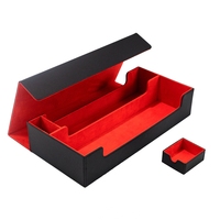 Accessoires Tcg Boîtes de pont en cuir PU pour stockage Carte de support PSA