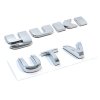 Badges de voiture en plastique avec lettres chromées modernes - Autocollants personnalisés imperméables avec logo Chenliang pour carrosserie et coffre de voiture