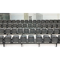 Chaises de stade modernes en plastique, sièges pliables pour tribunes de stades de football, vente directe d'usine