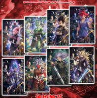Cartes d'art Dragon Ball Z du Japon, cartes de jeu en papier coloré avec personnages DBZ, cadeaux pour les fans, jouets