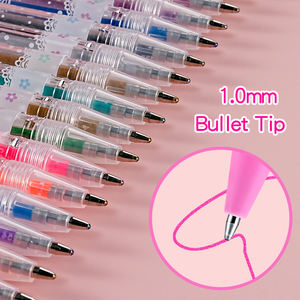 Stylos gel à paillettes 12/18/24/36/48 couleurs, marqueurs scintillants pour peinture artistique, graffiti, bricolage, école, bureau, papeterie - Product Image 5