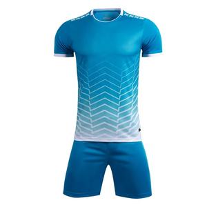 100% tim poliester seragam sepak bola pria memakai kaus olahraga personalisasi Logo khusus pakaian sepak bola - Product Image 4