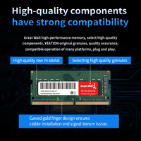 Great Wall DDR4 4GB RAM pour ordinateur portable en vrac SODIMM 8GB 16GB 32GB 1600Mhz 2666Mhz 3200Mhz Disponible en stock