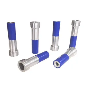 6mm 8mm 10mm 12mm bor karbür silisyum karbür kumlama makineleri için PU ceket ile Venturi kumlama nozulları