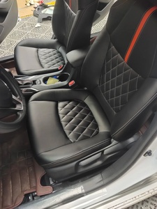 Fundas de Asiento de Cuero Transpirable para Autos <span class=keywords><strong>Toyota</strong></span> <span class=keywords><strong>Verso</strong></span>/Prius/Alphard/Noah/Senara de Siete <span class=keywords><strong>Plazas</strong></span>, Diseño Personalizable - Product Image 4