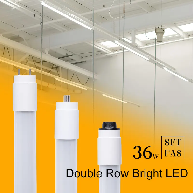 60cm 120cm 2.4M 2FT 4FT Lighting Tubes housing Fluorescent 18W 36W Fixture Integrated T5 T8 LED Tube LED Tube Light Linear Light